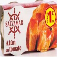 SAL ATUN EN TOMATE PACK 2U. 60P.