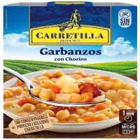CAR GARBANZOS CON CHORIZO 300GR. 10P.
