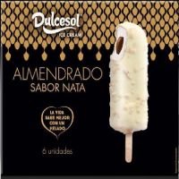 ICE BOMBON ALMENDRADO BLANCO RELLENO CHOCO 6U. 90ML. 384GR. 5P.