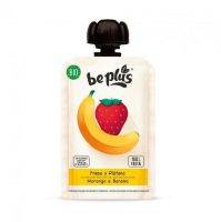 POUCH FRESA PLATANO BIO 100GR. 2X7 14P.