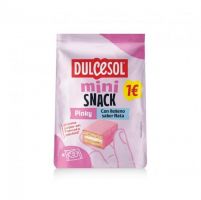 MINI CUADRADITO ROSA 5U. 100GR. 12P. EURO