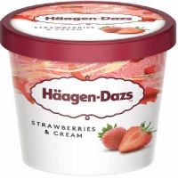 HAA MINI TARRINA FRESA 95ML. 24P.